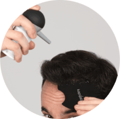 Aiutati con il nostro applicatore e pettine per un look naturale